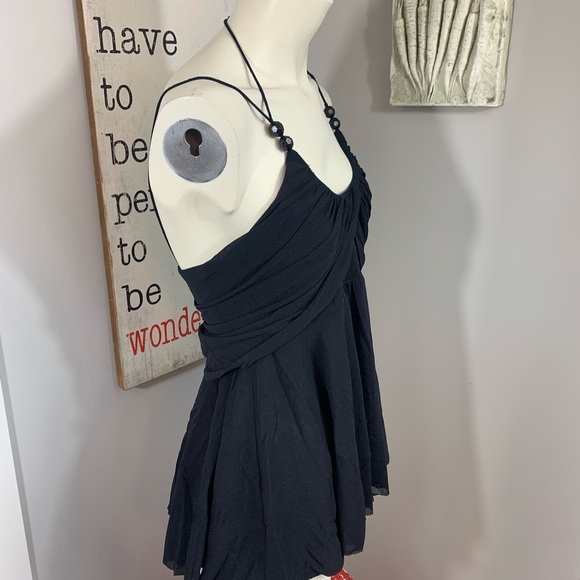 Sandra Angelozzi black babydoll tank size small - Picture 3 of 9